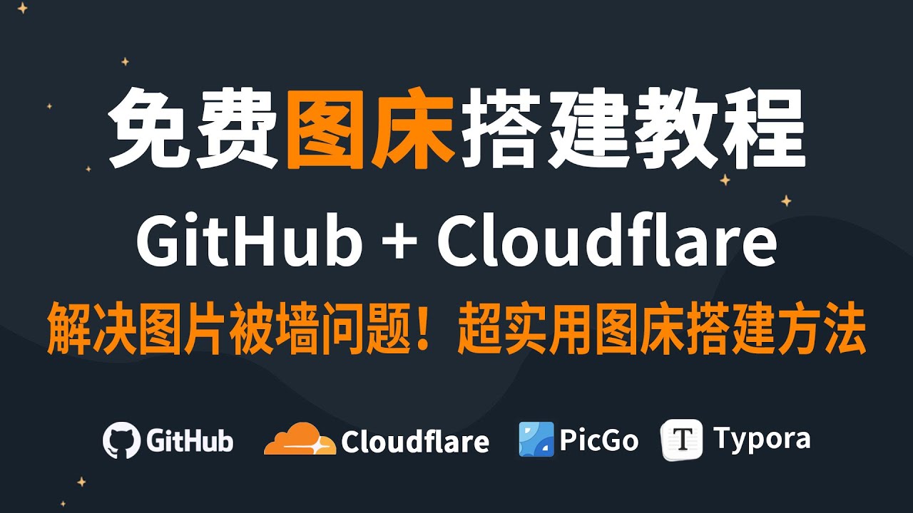 白嫖免费图床的终极方法无限量空间用到github仓和cloudflare